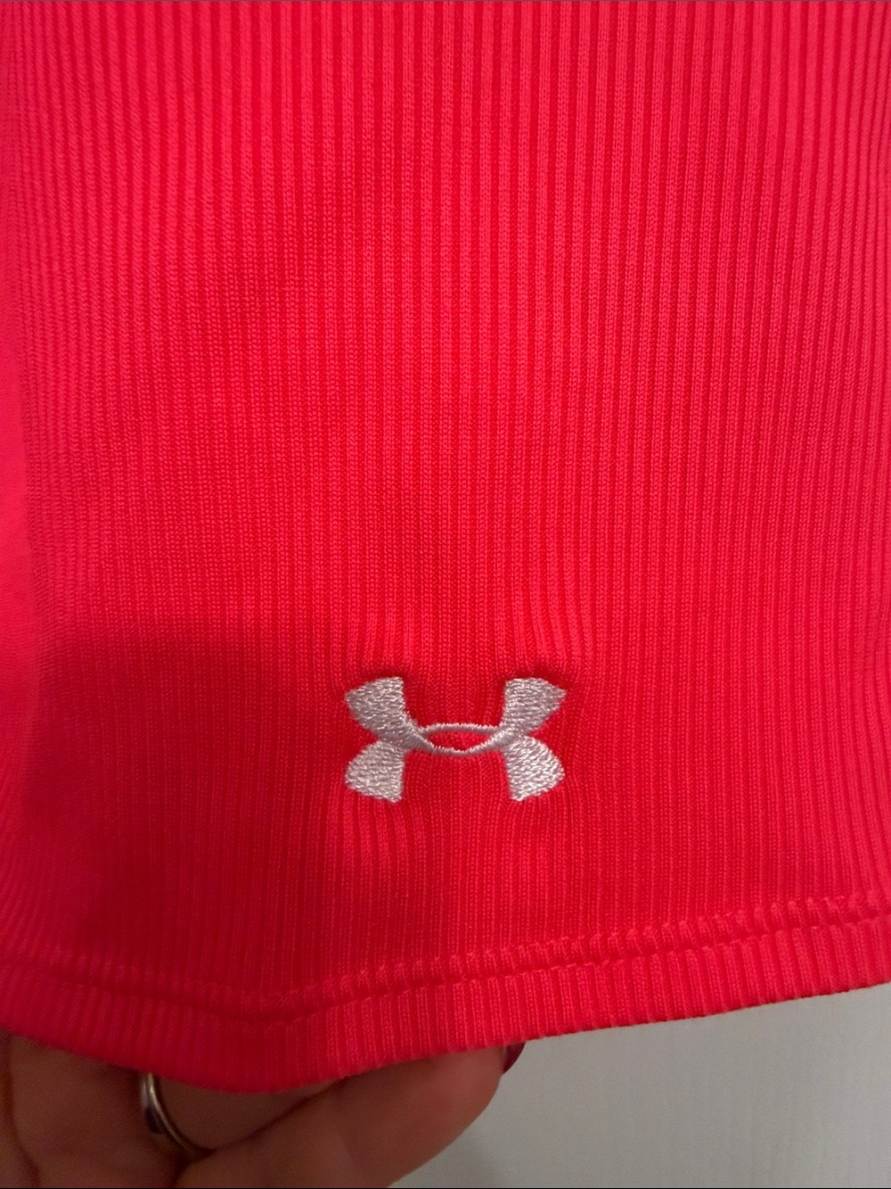 Under Armour Neon Pink Racerback Performance Tank - Picture 2 of 3
